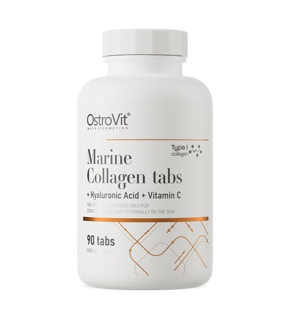 OSTROVIT Marine Collagen + Hyaluronic Acid + Vitamin C (90 tabs)