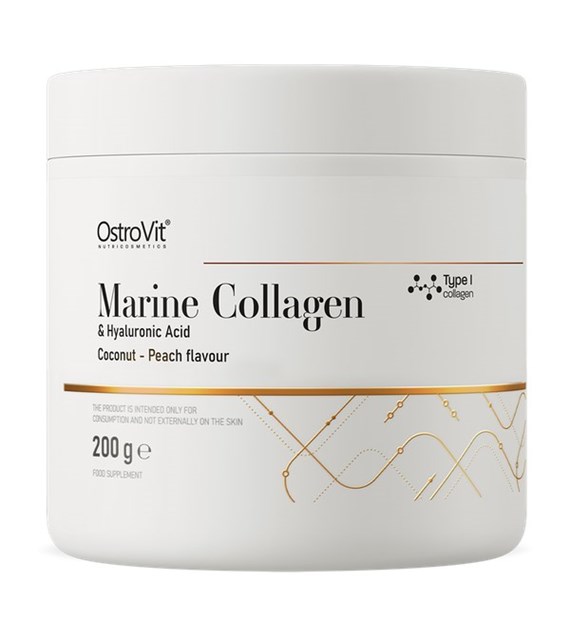 OSTROVIT Marine Collagen & Hyaluronic Acid coconut & peach (200 g )