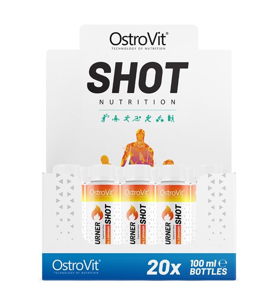 OSTROVIT Fat Burner Shot without caffeine (20 x 100 ml)