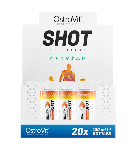 OSTROVIT Fat Burner Shot without caffeine (20 x 100 ml)
