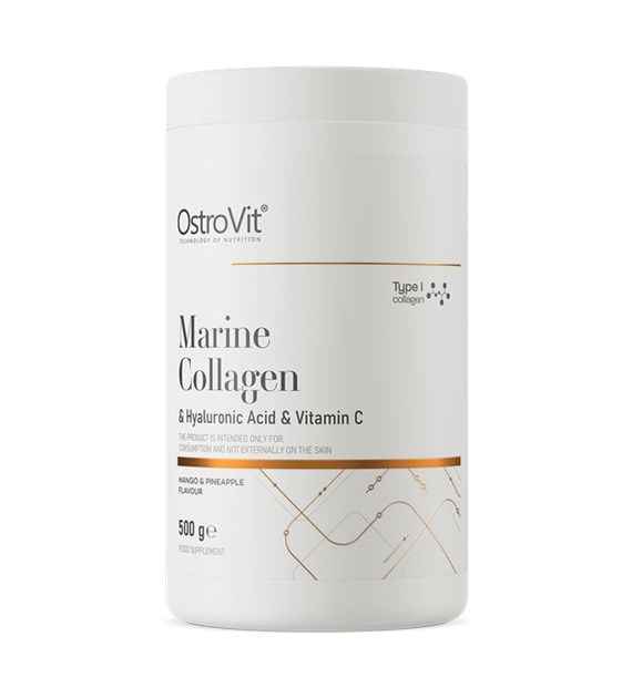 OSTROVIT Marine Collagen & Hyaluronic acid & Vitamin C  mango & pineapple (500 g)