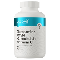 OSTROVIT Glukozamina + MSM + Chondroityna + Witamina C (90 tabl.)