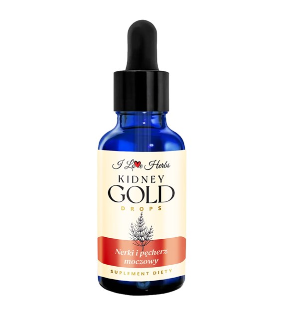 I LOVE HERRBS - KIDNEY Gold Drops NERKI I PĘCHERZ MOCZOWY (50 ml)