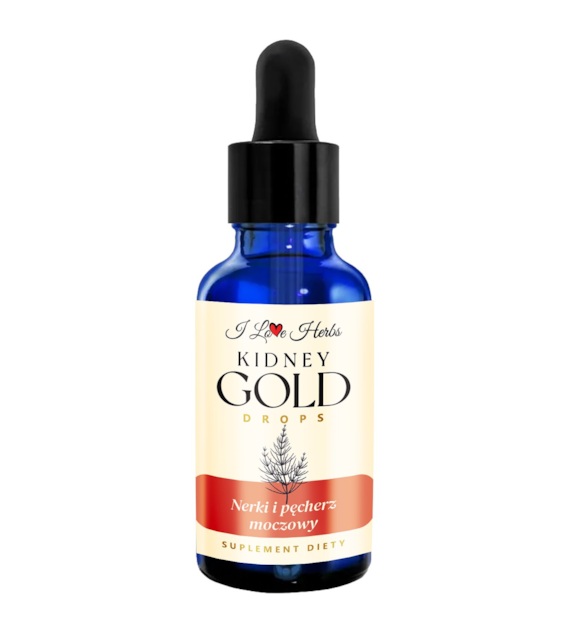 I LOVE HERRBS - KIDNEY Gold Drops NERKI I PĘCHERZ MOCZOWY (50 ml)