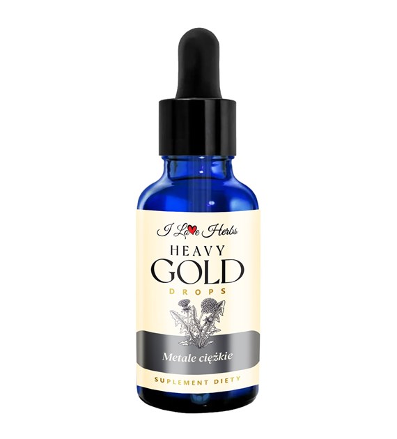 I LOVE HERRBS - HEAVY Gold Drops METALE CIĘŻKIE (50 ml)