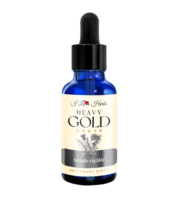 I LOVE HERRBS - HEAVY Gold Drops METALE CIĘŻKIE (50 ml)