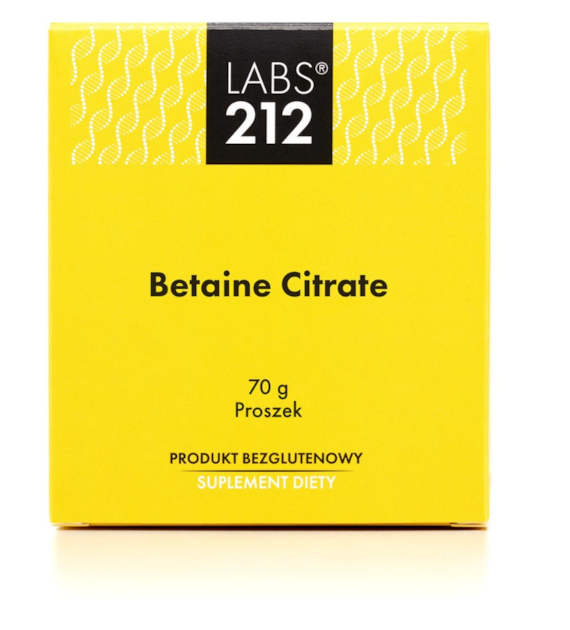 LABS212 Betaine Citrate - Cytrynian betainy (70 g)