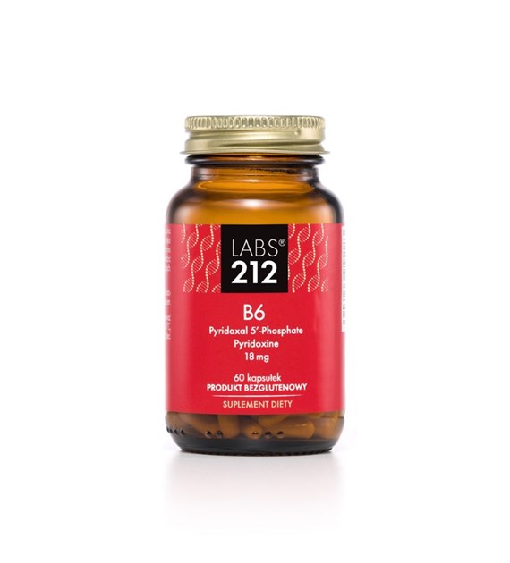 LABS212 Vitamin B6 Pyridoxal 5'-Phosphate + Pyridoxine (60 caps)