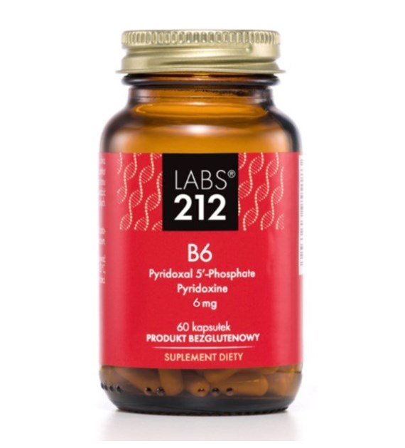 LABS212 Vitamin B6 Pyridoxal 5'-Phosphate + Pyridoxine (60 caps)