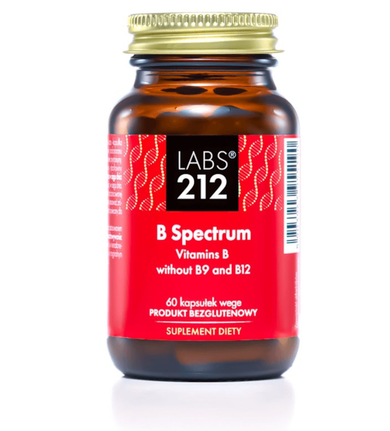 LABS212 B Spectrum - Witaminy B bez B9 i B12 (60 kaps.)
