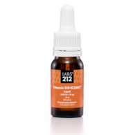 LABS212 Vitamin D3 + K2MK7 Liquid (10 ml / 0,338 fl. oz.)