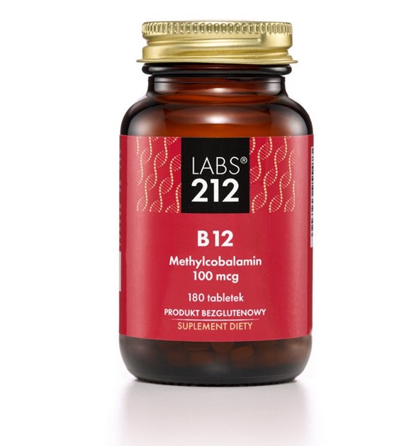 LABS212 B12 Methylcobalamin, 100 mcg (180 tabs)