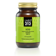 LABS212 SOD 400 IU - Dysmutaza ponadtlenkowa TetraSOD (60 kaps.)