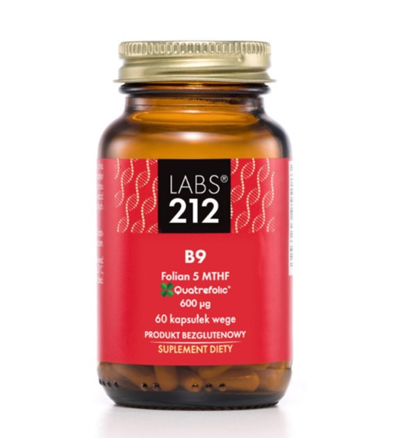 LABS212 B9 Folate 5-MTHF (60 vcaps)
