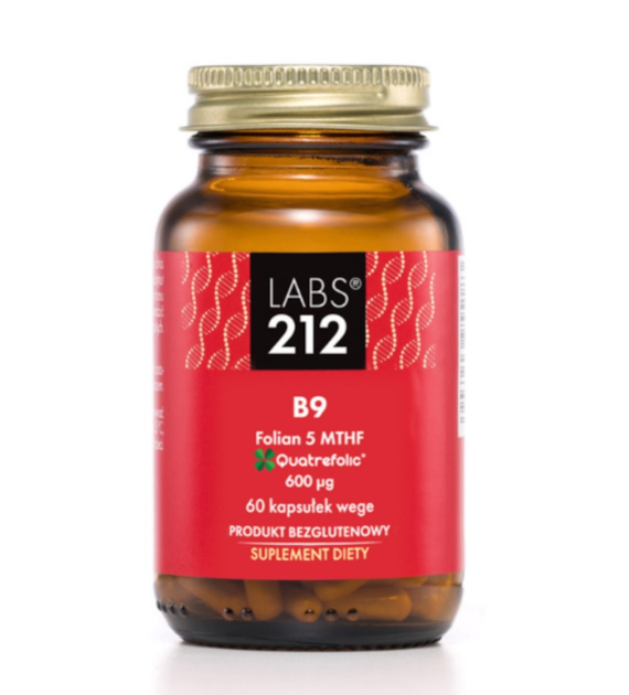 LABS212 B9 Folian 5-MTHF (60 kaps.)