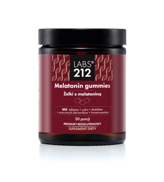LABS212 Melatonin - Żelki z melatoniną (30 żelek)