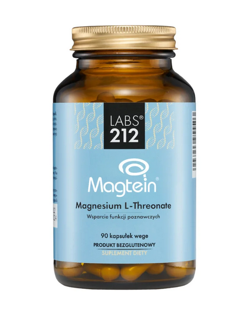 LABS212 Magnesium L-Threonate Magtein - L-Treonian magnezu (90 kaps.)