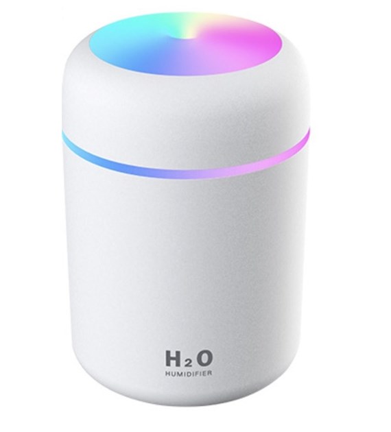 H2O Nawilżacz powietrza - dyfuzor do olejków - USB biały (2 W)