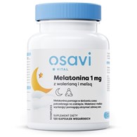OSAVI Melatonina 1 mg z walerianą i melisą (120 kaps.)