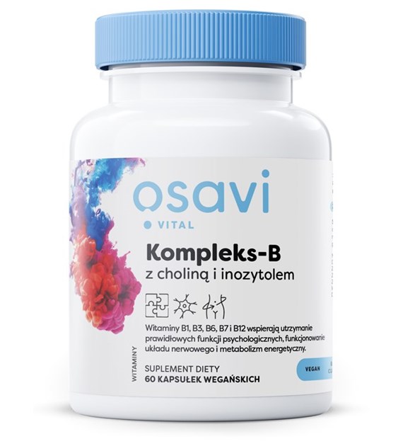 OSAVI B-Complex with choline & inositol (60 vcaps)