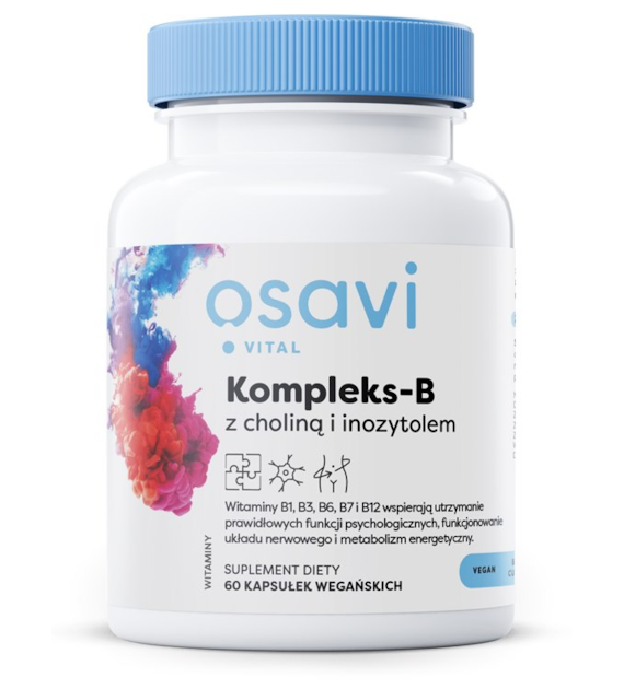 OSAVI B-Complex with choline & inositol (60 vcaps)