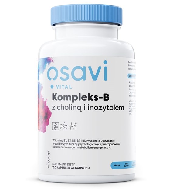 OSAVI B-Complex with choline & inositol (120 vcaps)