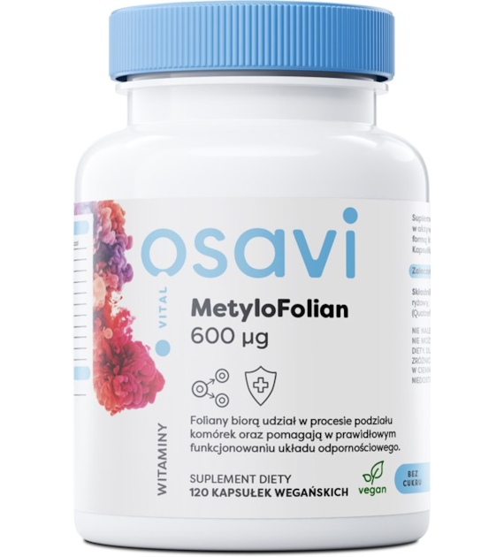 OSAVI MetyloFolian 600 mcg (120 kaps.)