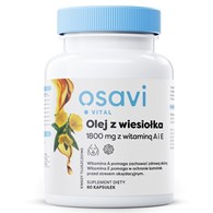 OSAVI Olej z wiesiołka 600 mg z wit. A i E (60 kaps.)