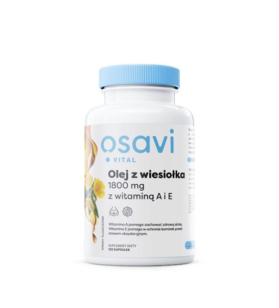 OSAVI Evening Primrose, 600 mg with vitamin A & E (120 caps)
