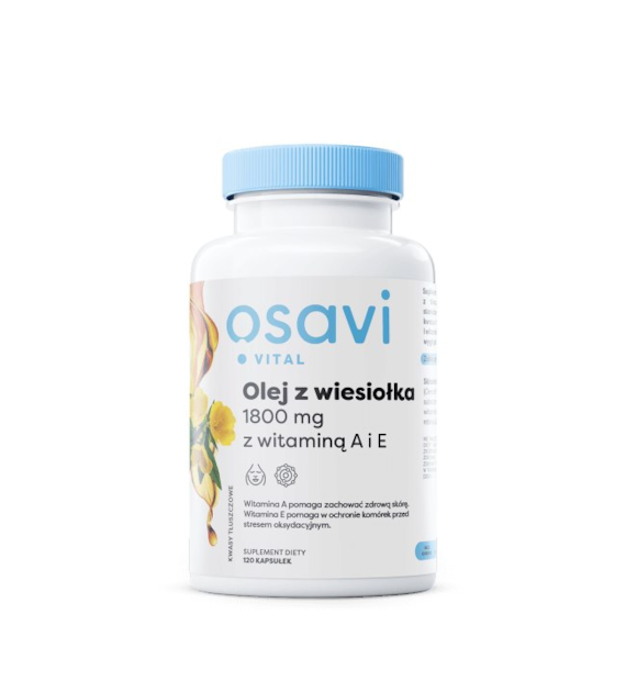 OSAVI Evening Primrose, 600 mg with vitamin A & E (120 caps)
