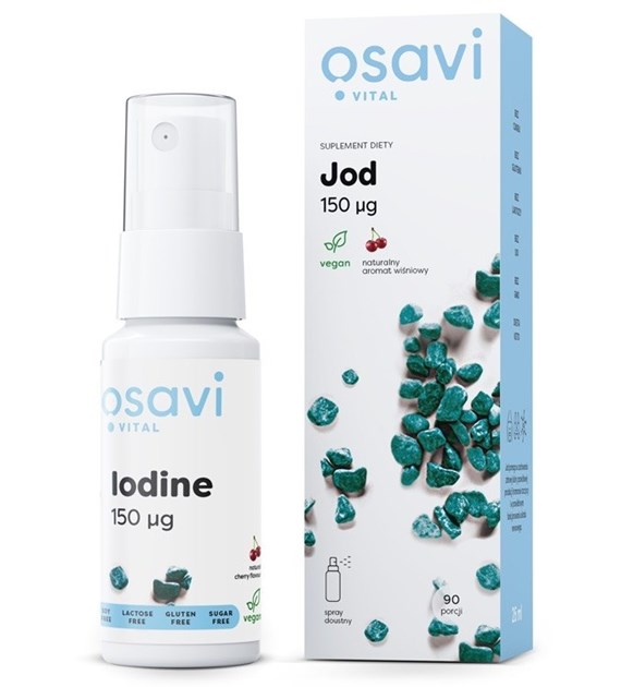 OSAVI Iodine, oral spray, black currant flavor (26 ml / 0.88 fl. oz.)