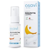 OSAVI Melatonina 1 mg z passiflorą - smak wiśniowy (25 ml)