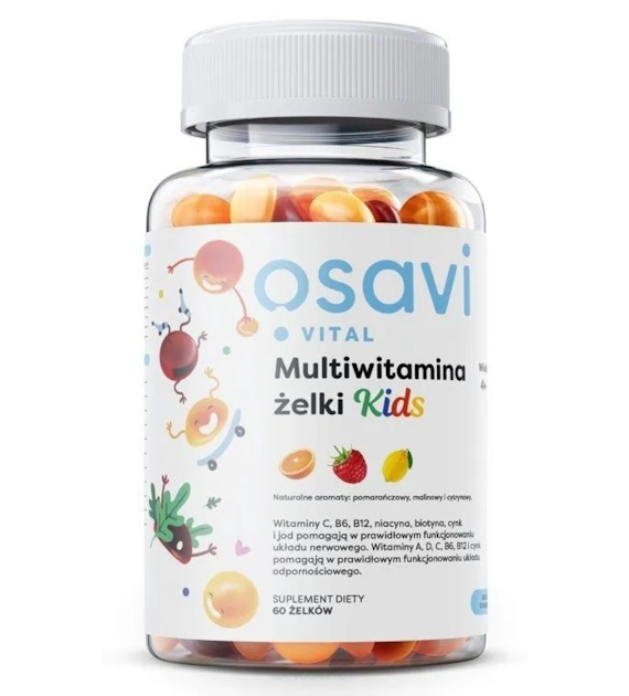 OSAVI Multiwitamina żelki Kids (60 żelek)