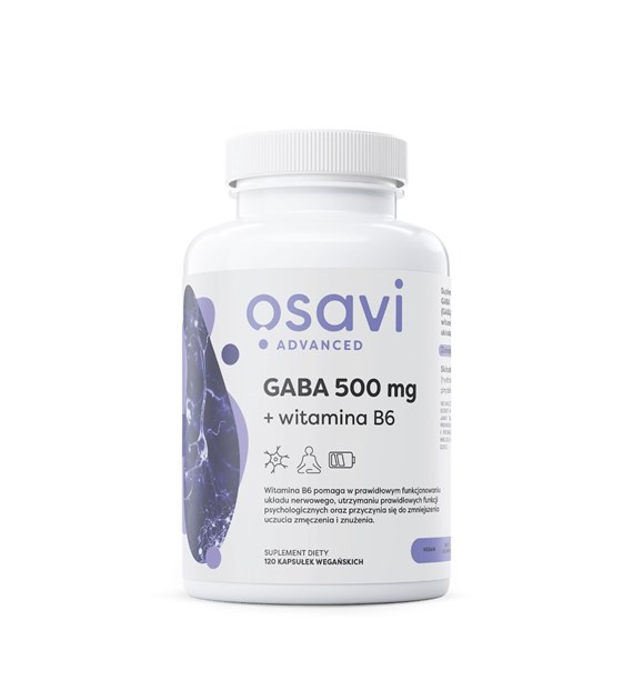 OSAVI GABA 500 mg + vitamin B6 (120 vcaps)