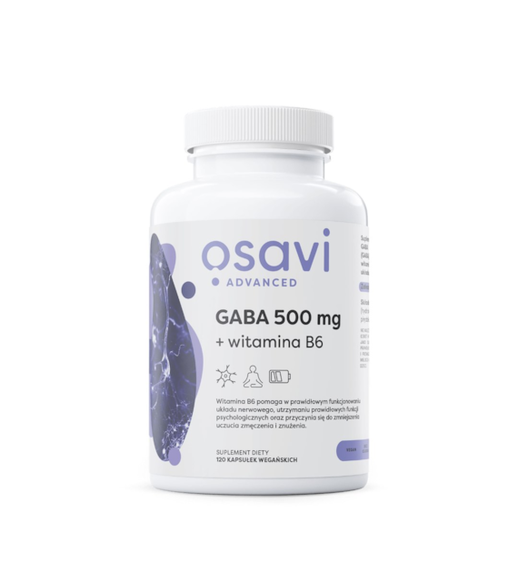 OSAVI GABA 500 mg + vitamin B6 (120 vcaps)