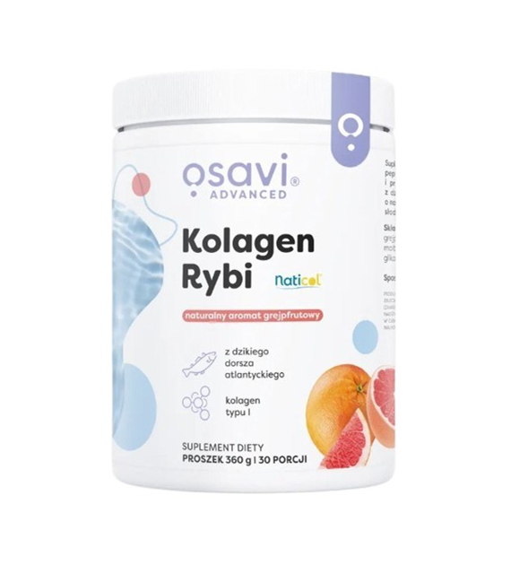 OSAVI Fish Collagen from Wild Cod, Lemon (360 g)