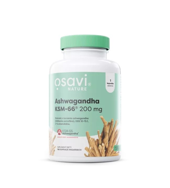 OSAVI Ashwagandha KSM-66® 200 mg (180 kaps.)