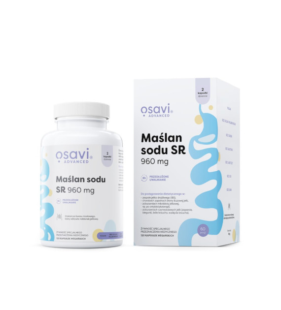 OSAVI Maślan Sodu SR (120 kaps.)