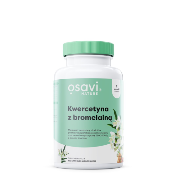 OSAVI Kwercetyna z bromelainą (120 kaps.)