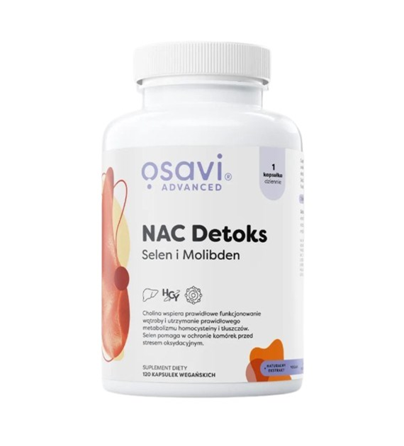 OSAVI NAC Detox, Selenium, Molybdenum (120 caps)