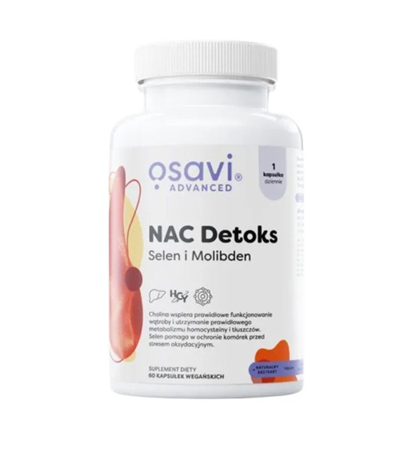 OSAVI NAC Detox, Selenium, Molybdenum (60 caps)