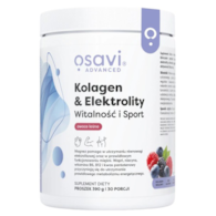 OSAVI Kolagen i Elektrolity Witalność i Sport, owoce leśne (390 g)