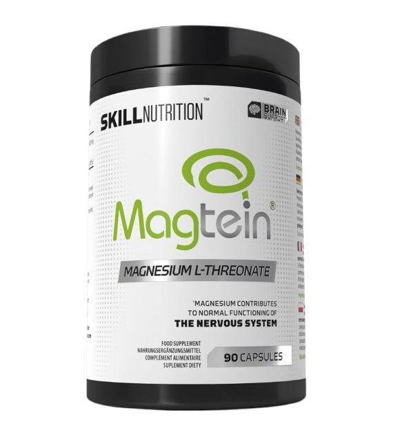 SKILL NUTRITION Magtein, Magnesium L-Threonate (90 kaps.)