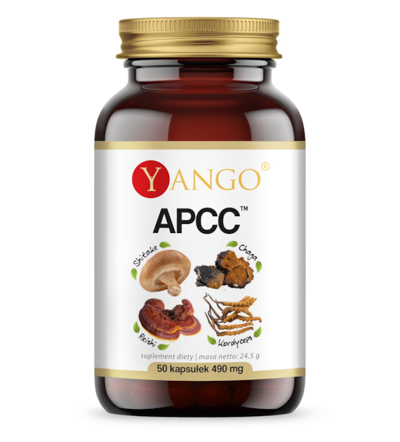 YANGO APCC - reishi, kordyceps, shitake, chaga (50 kaps.)