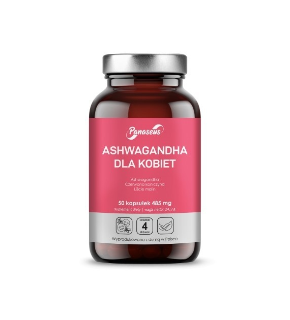 PANASEUS Ashwagandha Dla Kobiet (50 kaps.)