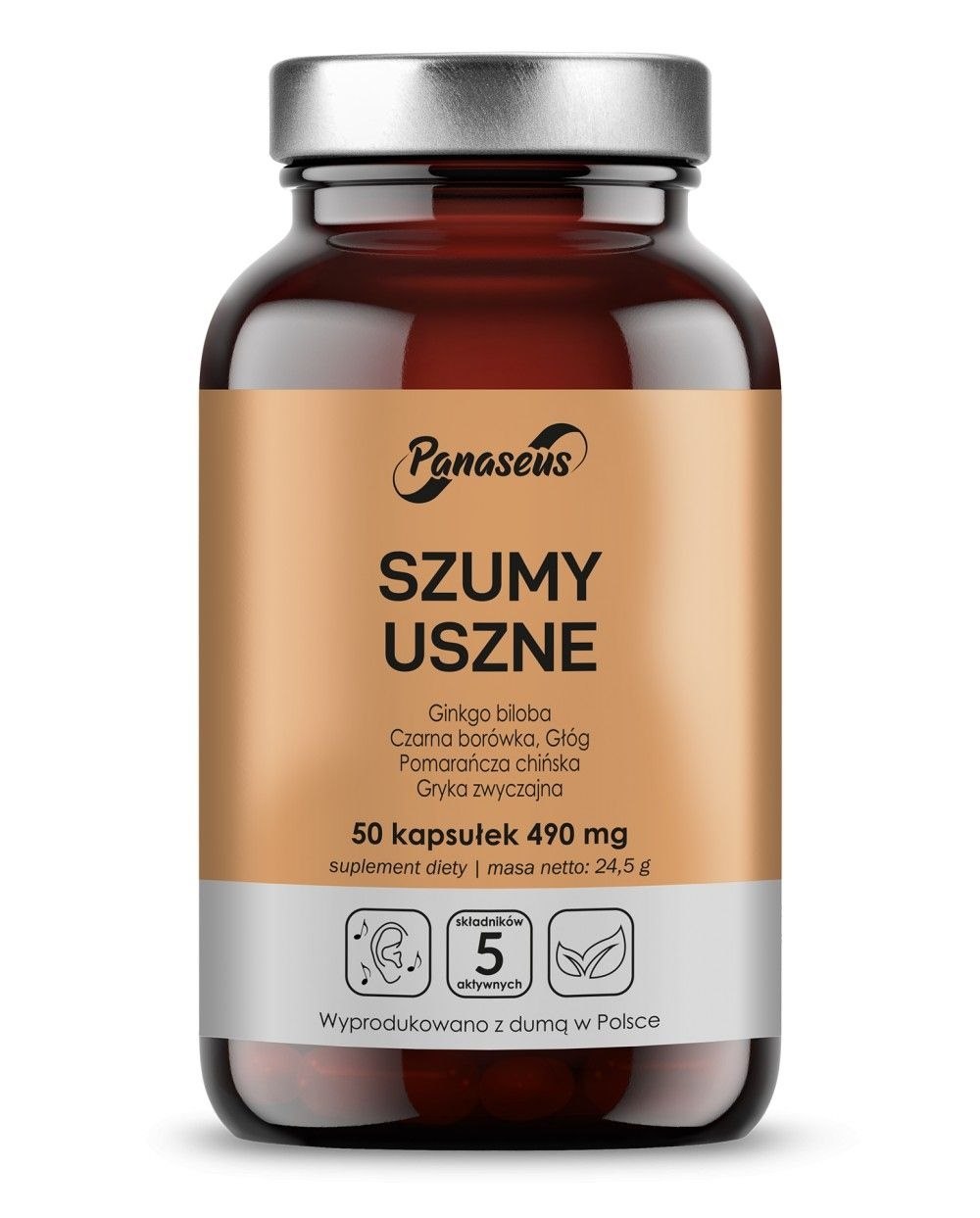PANASEUS Szumy Uszne (50 kaps.)