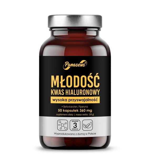PANASEUS Youth Hyaluronic Acid (50 caps)