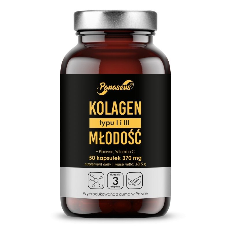PANASEUS Kolagen młodość (50 kaps.)
