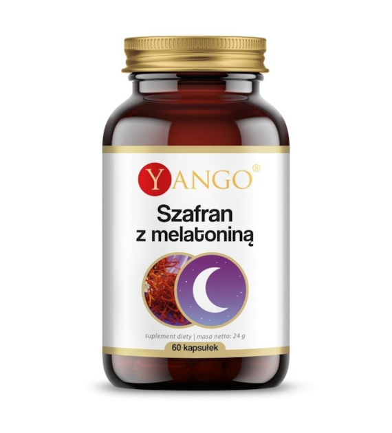 YANGO Szafran z melatoniną (60 kaps.)
