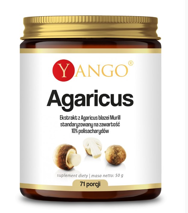 YANGO Agaricus  - ekstrakt 10% polisacharydów (50 g)